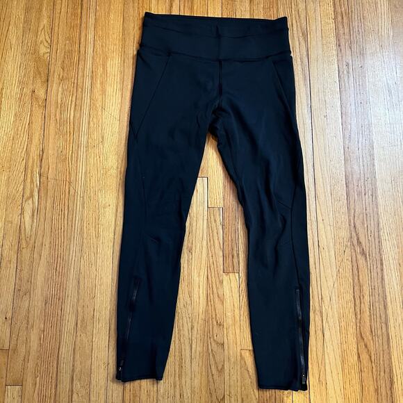 Athleta Legging Women Medium Stealth Tech 7/8 Tight Black - Picture 1 of 11